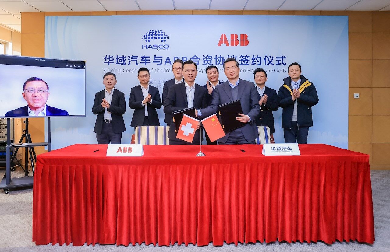ABB and HASCO create joint venture to drive smart manufacturing in China’s auto industry