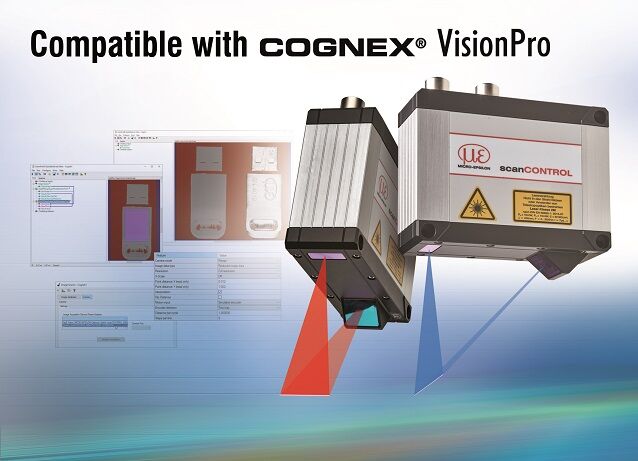 New adapter from Micro-Epsilon enables easy integration of scanCONTROL laser profile sensors with Cognex VisionPro software