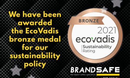 Internationally recognised sustainability award for Brandsafe