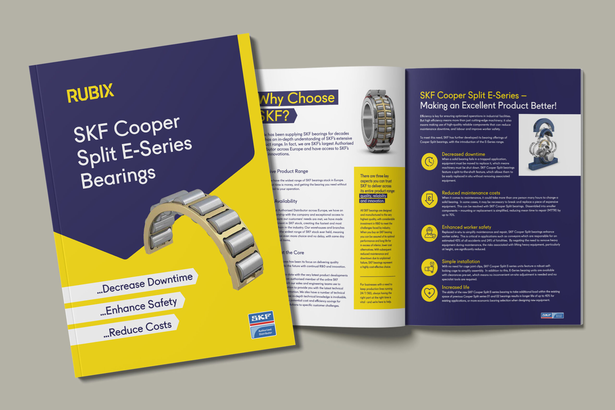 Raise Efficiency & Lower Costs: Rubix Release New SKF Cooper Split E-Series Brochure